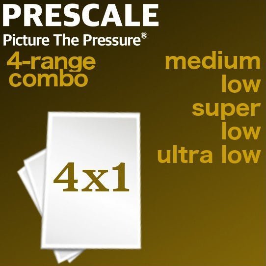Prescale Combo Pack – Pressure Indicating Film - Pressure Metrics