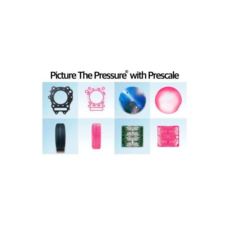 Prescale High 5-Sheet Pack - Pressure Indicating Film - Pressure Metrics