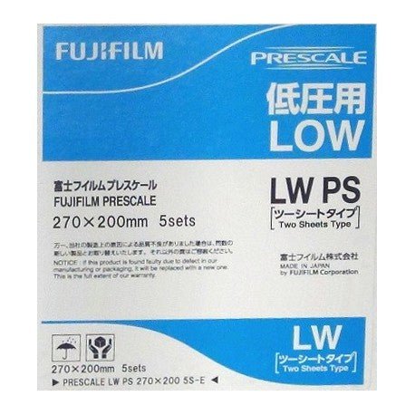 Prescale Low 5-Sheet Pack - Pressure Indicating Film - Pressure Metrics