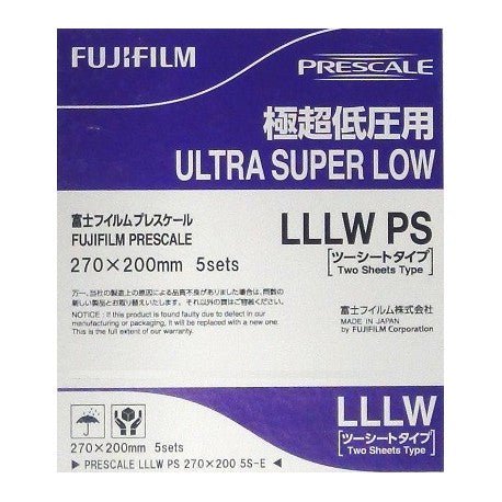 Prescale Ultra Low 5-Sheet Pack – Pressure Indicating Film - Pressure Metrics